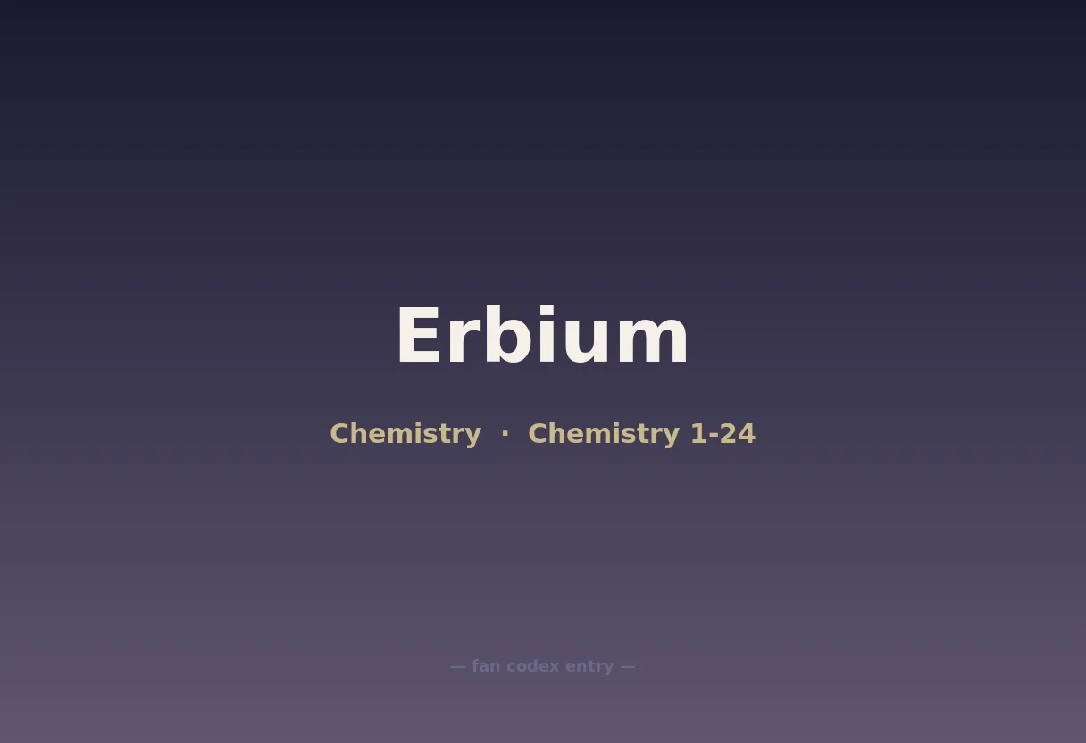 Erbium