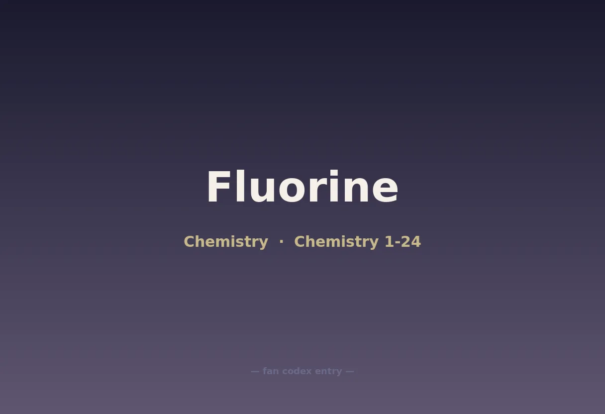 Fluorine