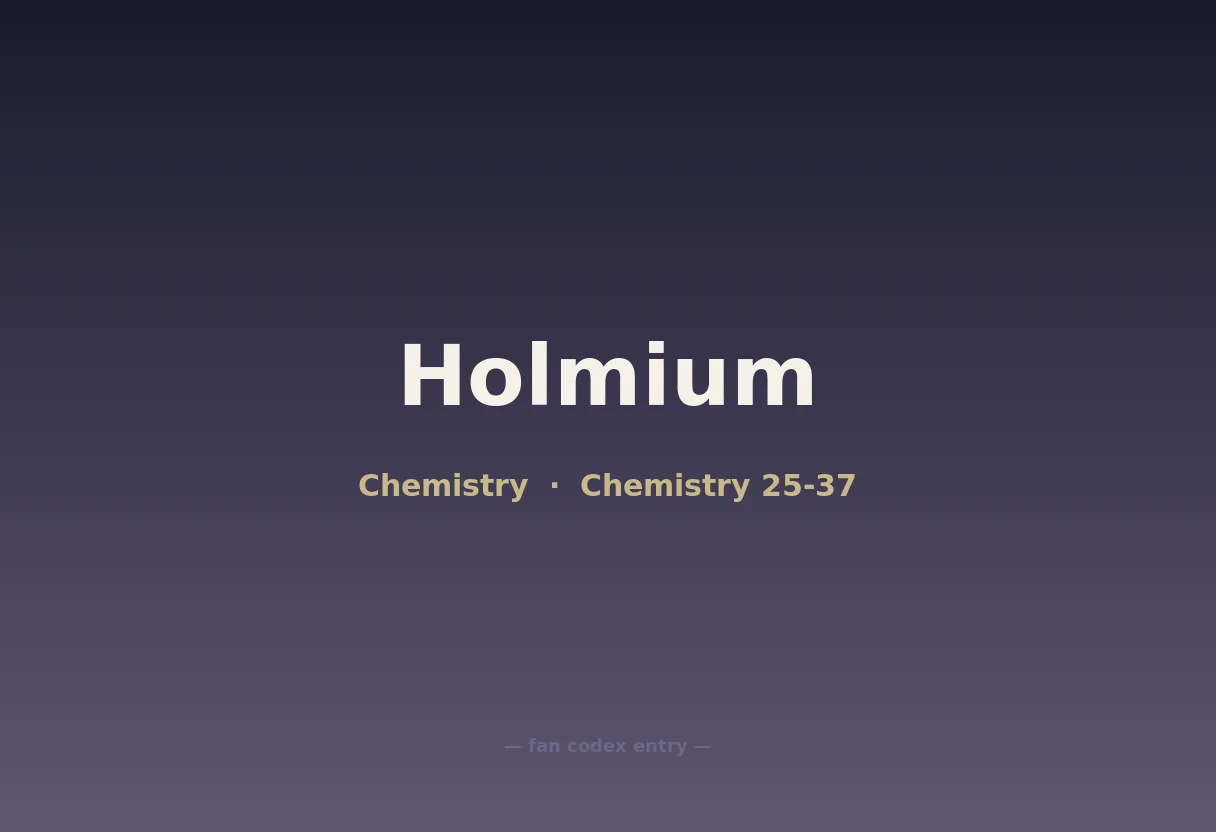 Holmium